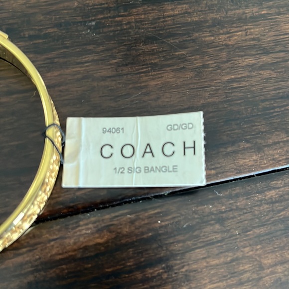 Coach Gold Bangle - Picture 4 of 4